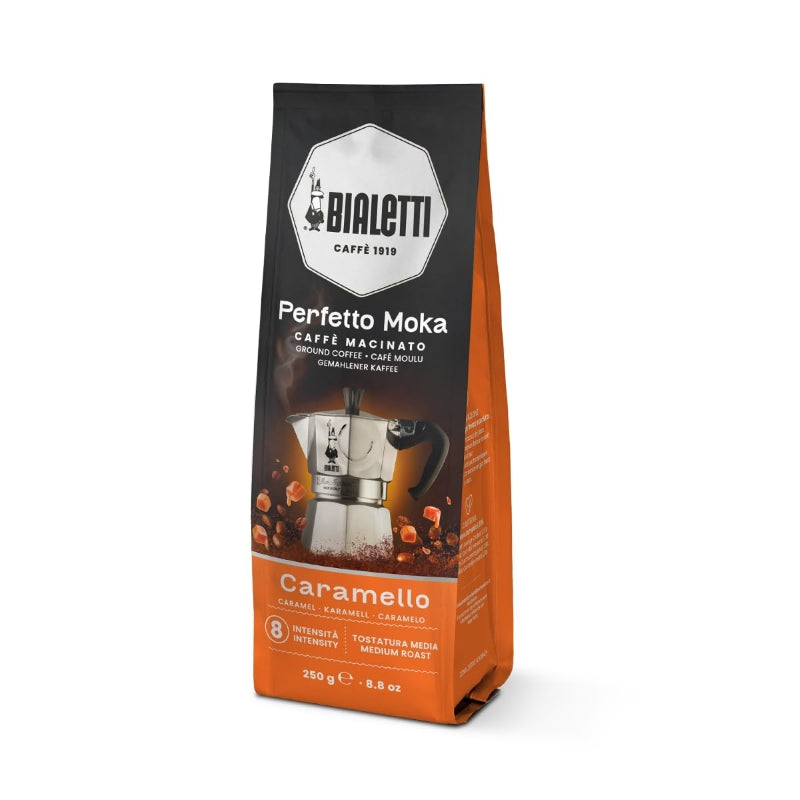 Bialetti Perfetto Moka Caramel - Ground Coffee