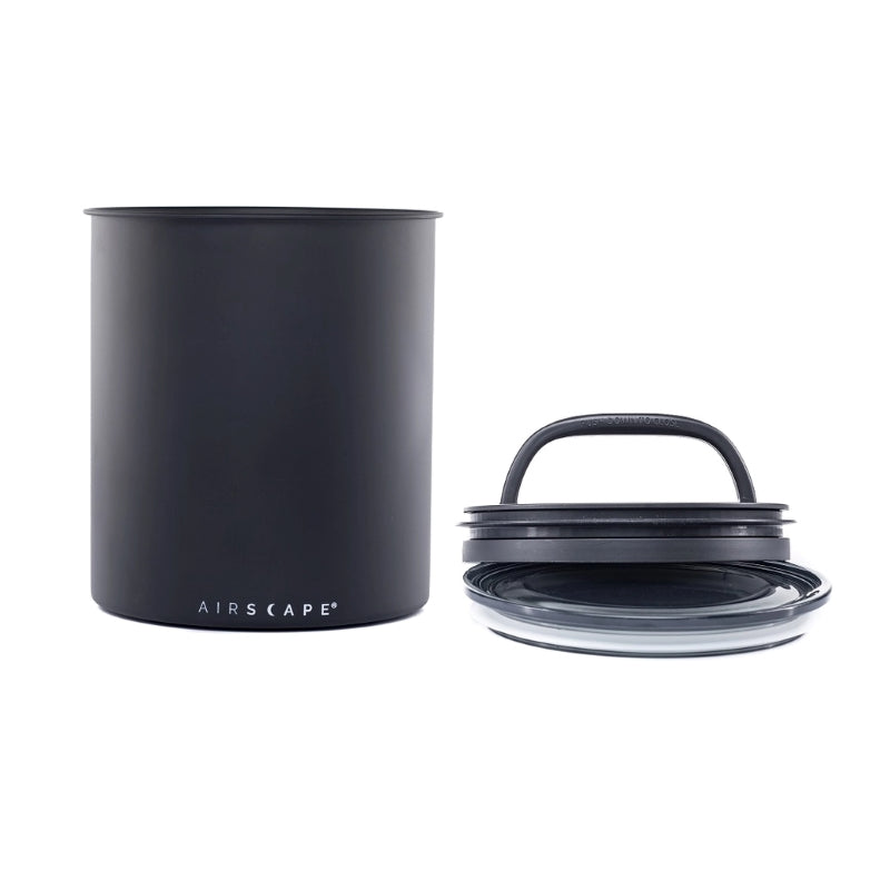 Airscape Matte Black Coffee Canister