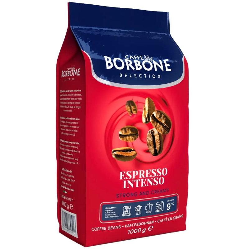Caffe Borbone Espresso Intenso Red - Whole Coffee Beans 1kg-4kg