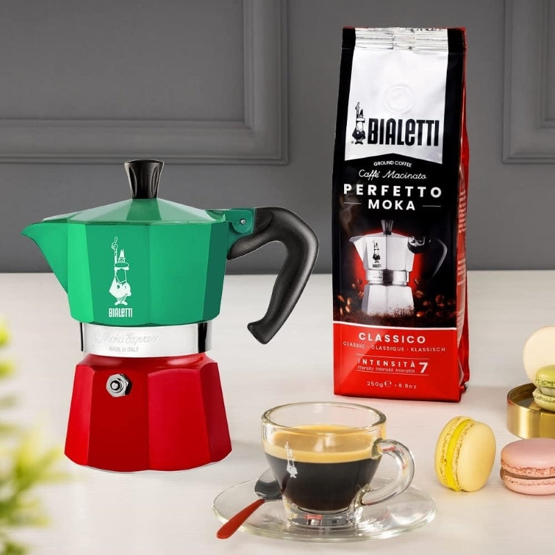 Bialetti Moka Express Italia Tricolore