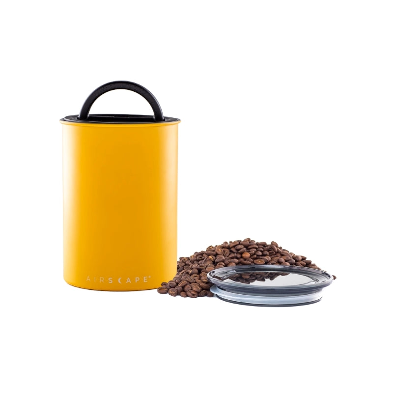Airscape Matte Yellow Coffee Canister