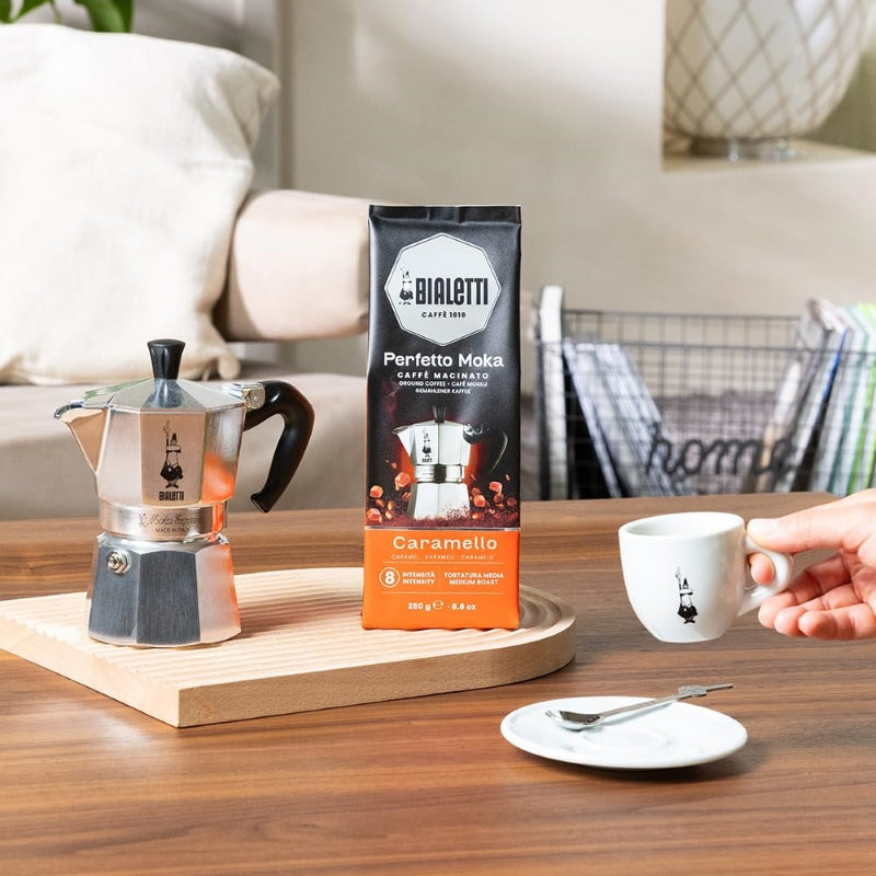 Bialetti Perfetto Moka Caramel - Ground Coffee