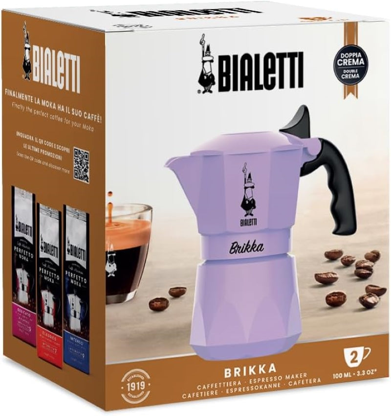 Bialetti Brikka Purple - 2 Cups
