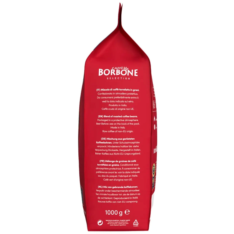 Caffe Borbone Espresso Intenso Red - Whole Coffee Beans 1kg-4kg