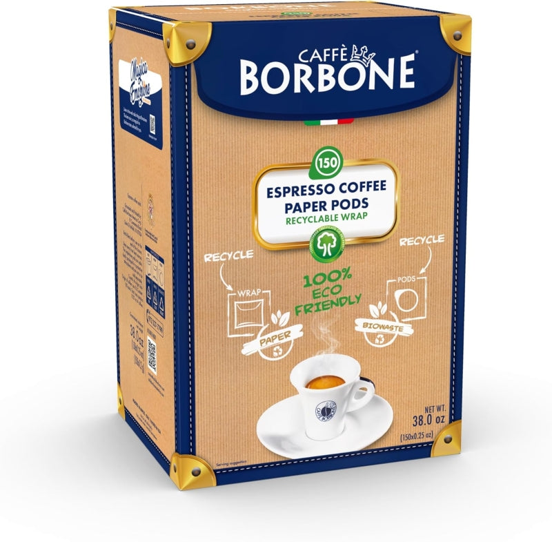 Caffe Borbone Compostable Cialde ESE Pods - Rossa Blend 100-150pc
