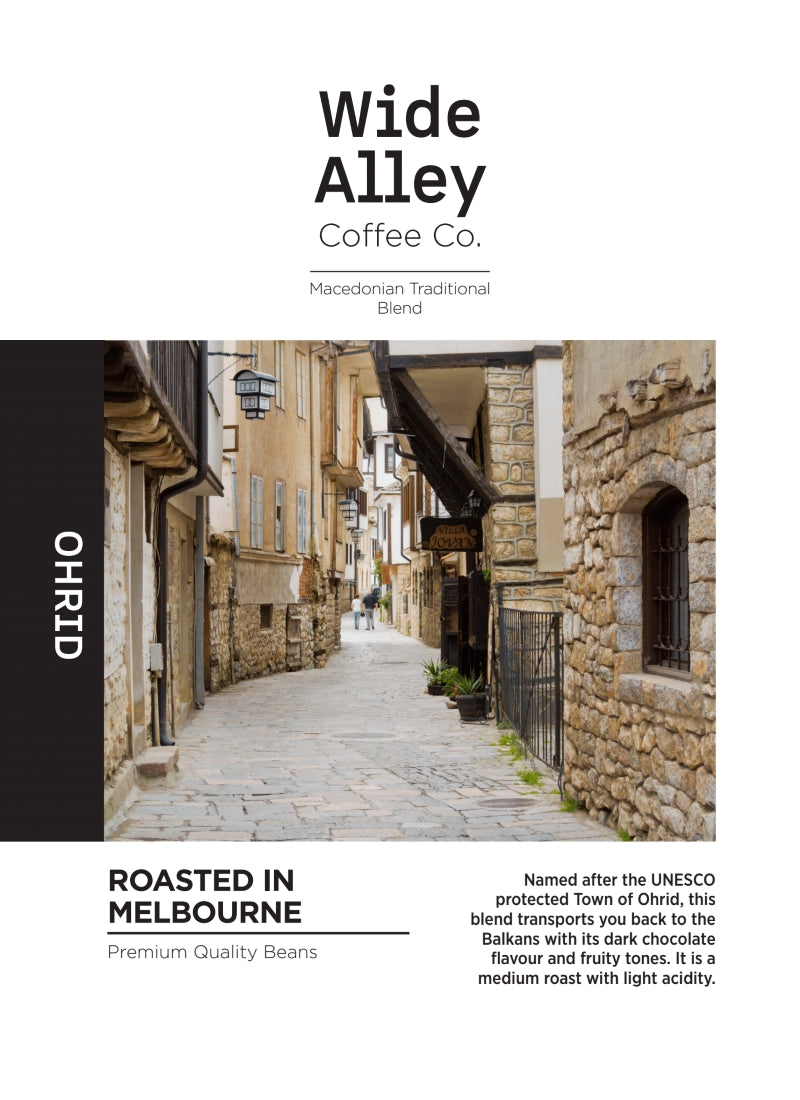 Wide Alley Coffee Co. Beans Ohrid Macedonian Traditional Coffee 250g-1kg