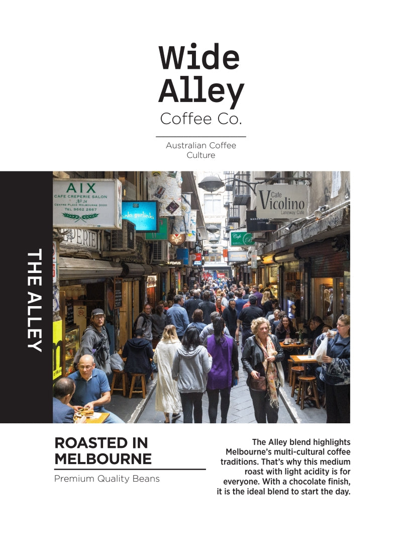 Wide Alley Coffee Co. Beans The Alley Australian Coffee Culture Premium 250g-1kg