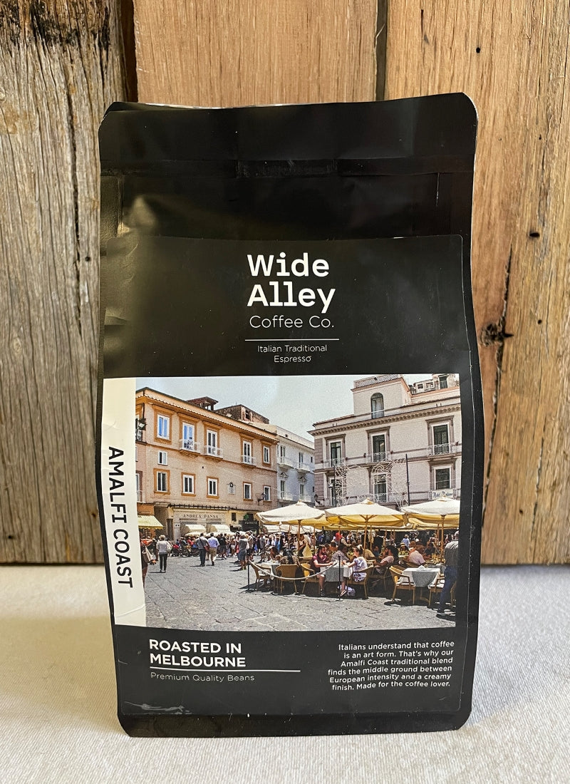 Wide Alley Coffee Co. Beans Amalfi Coast Italian Traditional Espresso 250g-1kg