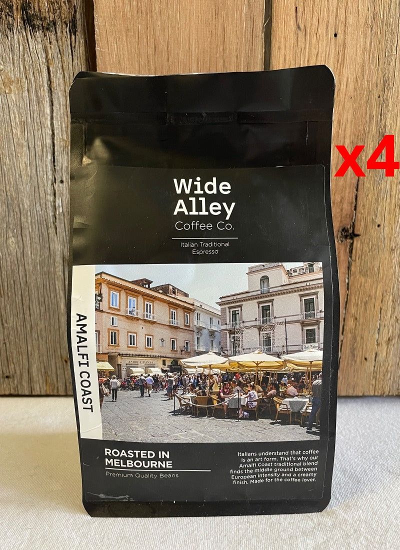 Wide Alley Coffee Co. Beans Amalfi Coast Italian Traditional Espresso 250g-1kg