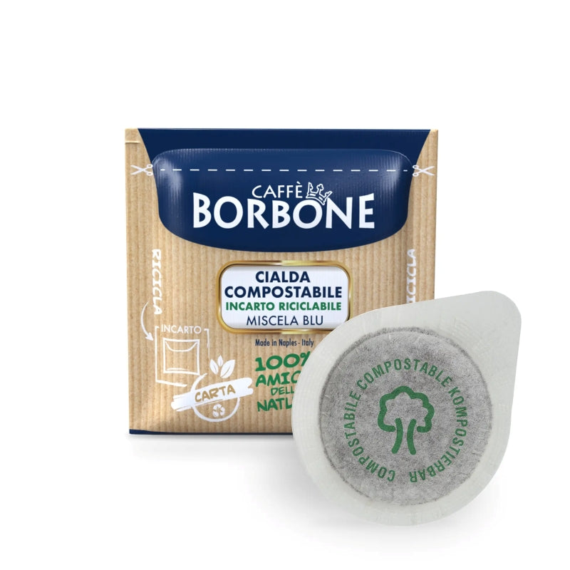 Caffe Borbone Compostable Cialde ESE Pods - Blue Blend 100-150pc