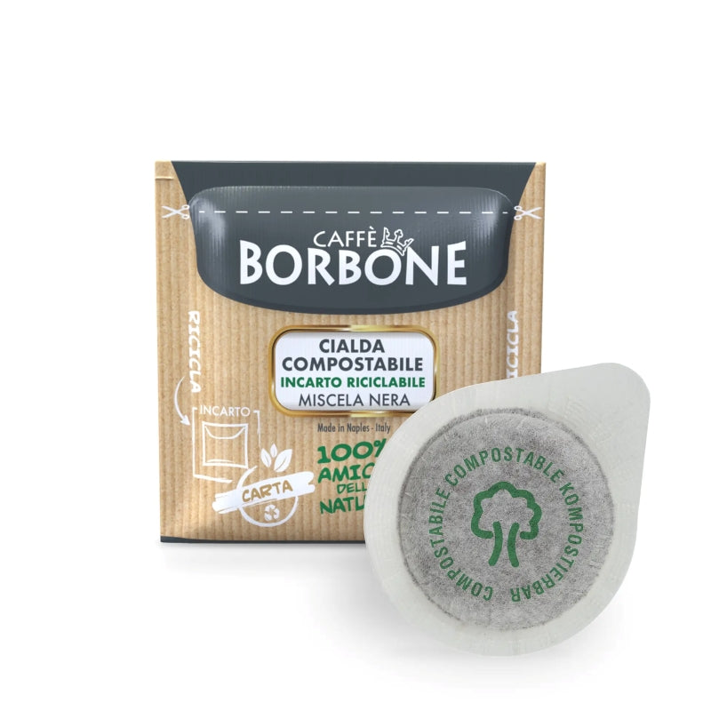 Caffe Borbone Compostable Cialde ESE Pods - Nera Blend 100-150pc
