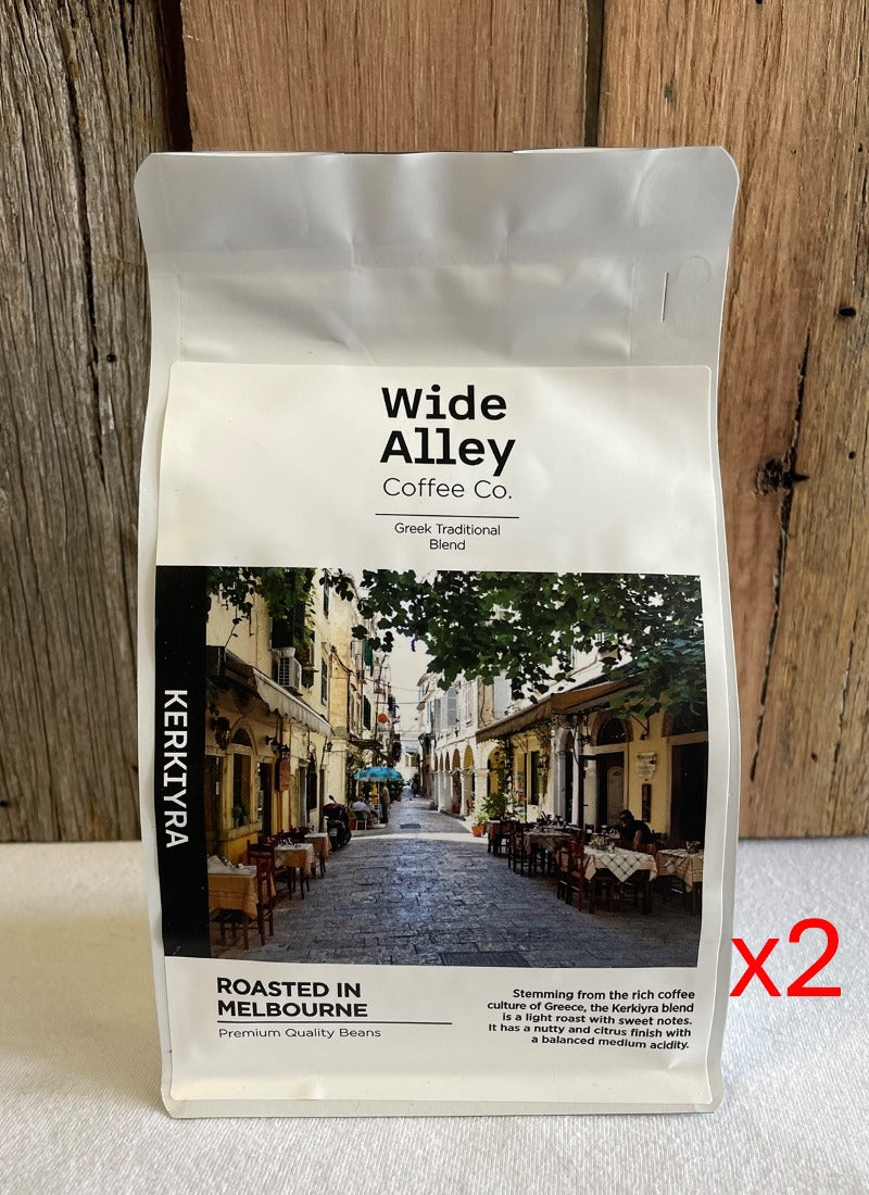 Wide Alley Coffee Co. Beans Kerkiyra Greek Traditional Blend 250g-1kg