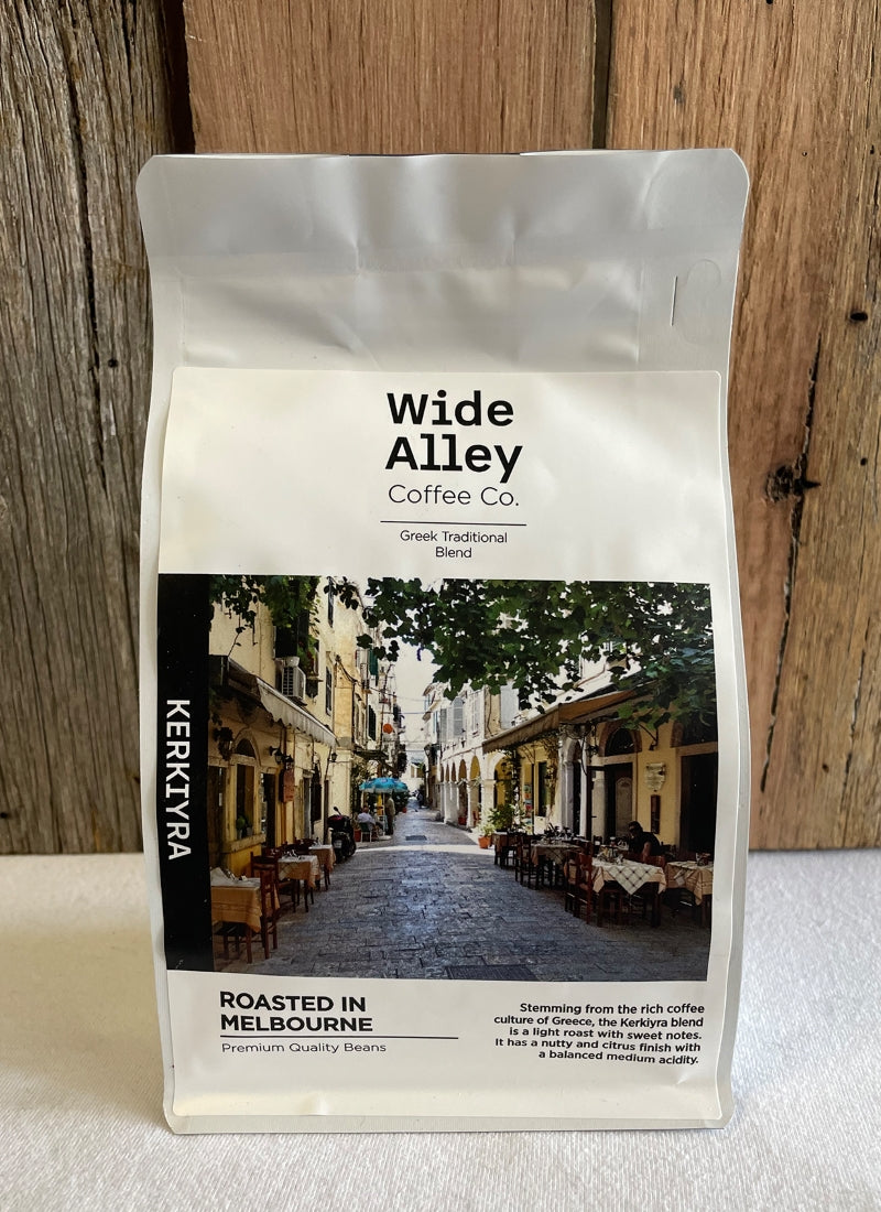 Wide Alley Coffee Co. Beans Kerkiyra Greek Traditional Blend 250g-1kg