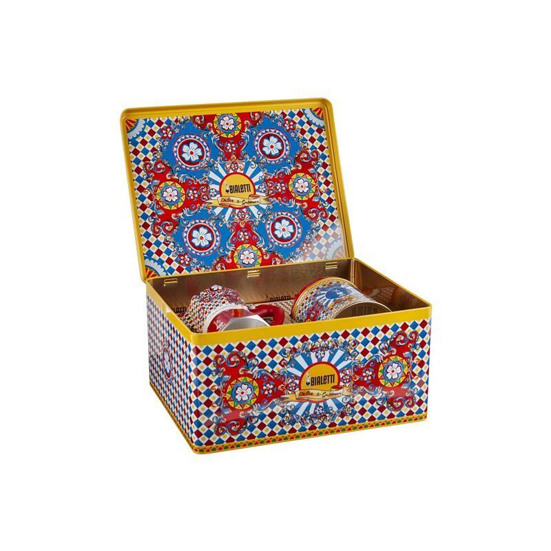 Bialetti Dolce & Gabbana Gift Tin Set With Coffee