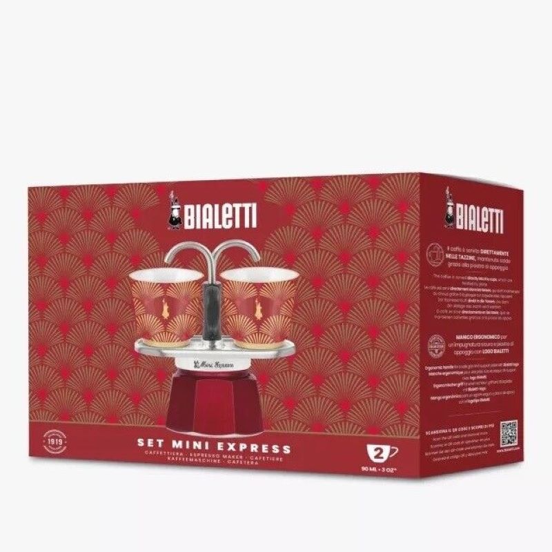 Bialetti Mini Express Red Deco Glamour - 2 Cups