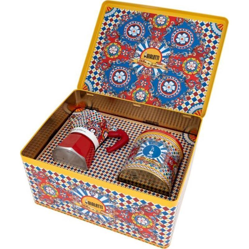 Bialetti Dolce & Gabbana Gift Tin Set With Coffee