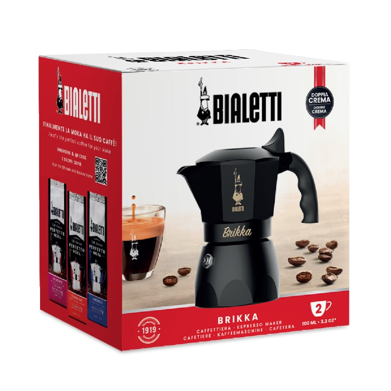 Bialetti Brikka Matte Black - 2 Cups