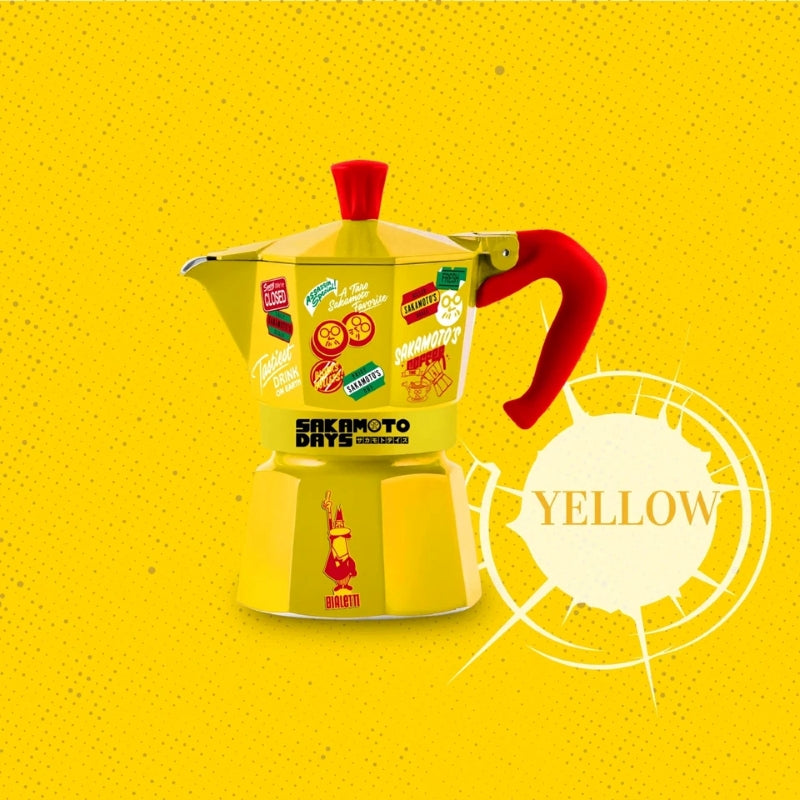 Bialetti Sakamoto Days Yellow Moka Express - 3 Cups