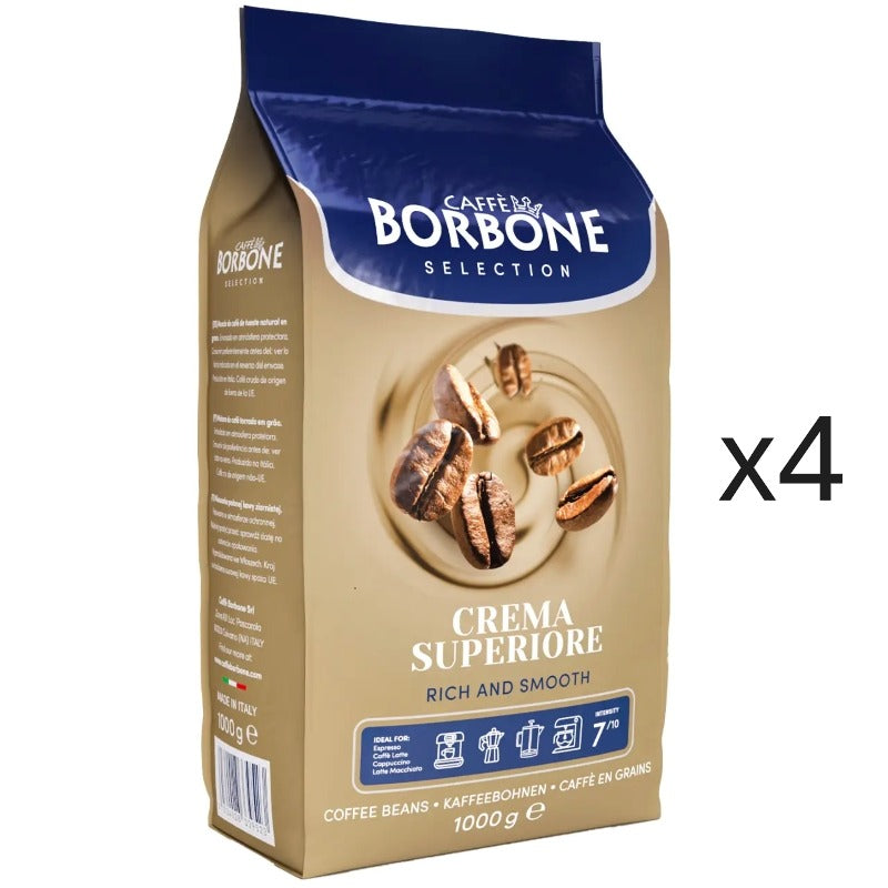 Caffe Borbone Crema Superiore - Whole Coffee Beans 1kg-4kg