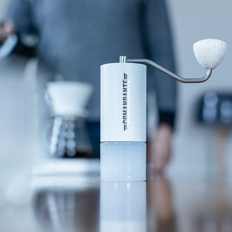 Comandante C40 MK4 Hand Coffee Grinder - Snow White