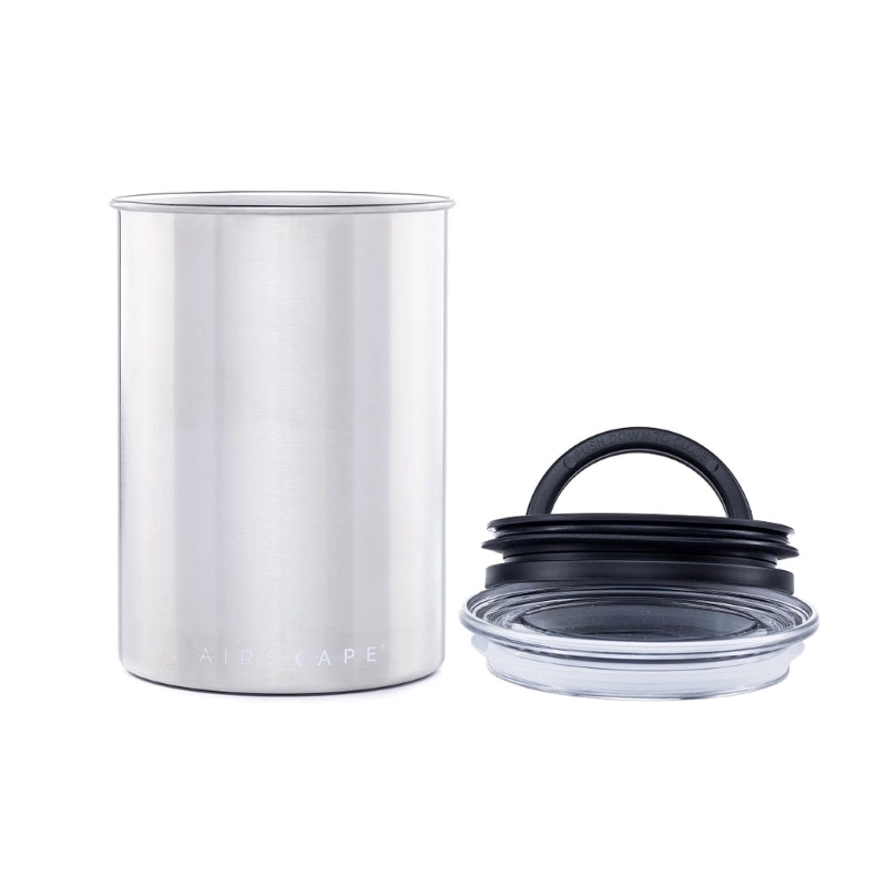 Airscape Brushed Steel Coffee Canister