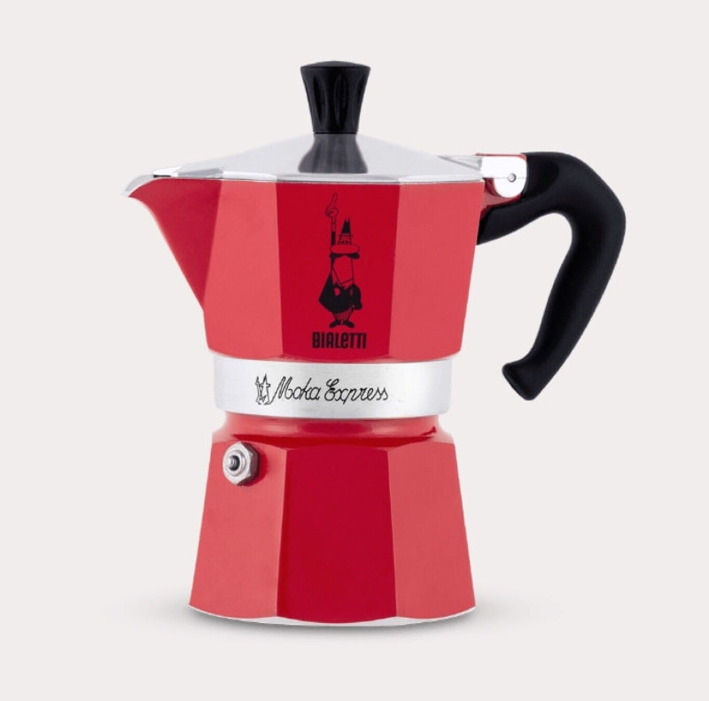 Bialetti Moka Express Red - 3 Cups