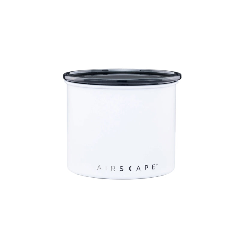 Airscape Matte White Coffee Canister