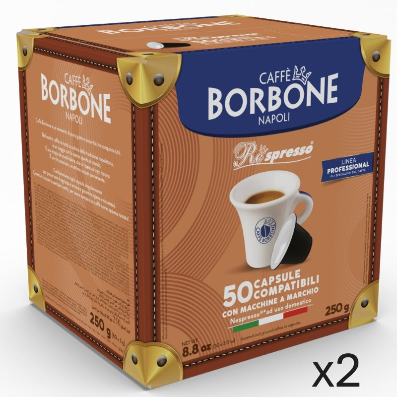 Caffe Borbone Nespresso Compatible Capsules - Blue Blend