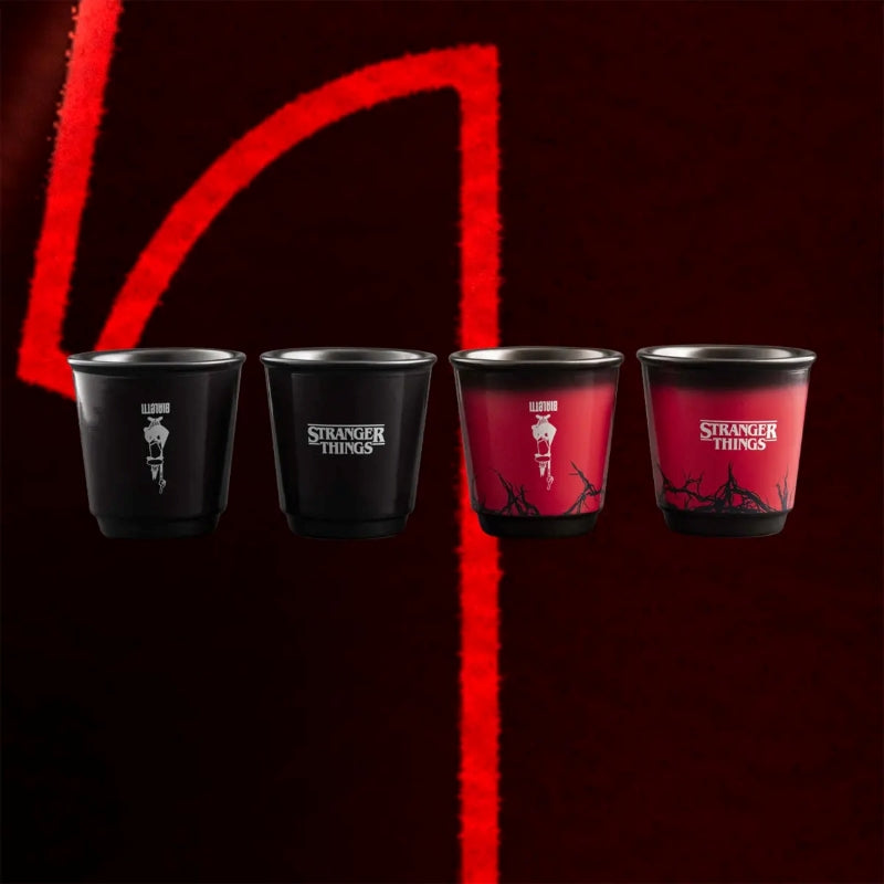 Bialetti Stranger Things Set Of 4 Cups - Colour Changing