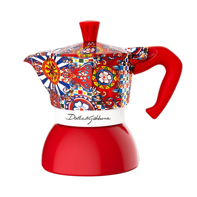 Bialetti Dolce & Gabbana Moka Induction Red Caretto