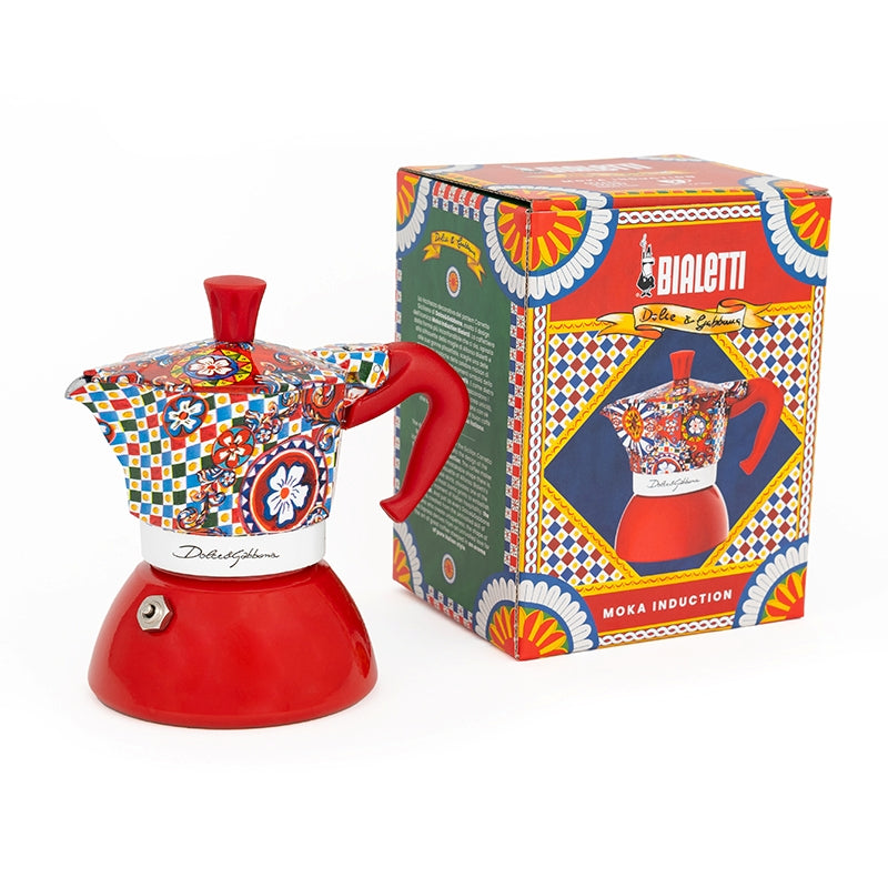 Bialetti Dolce & Gabbana Moka Induction Red Caretto