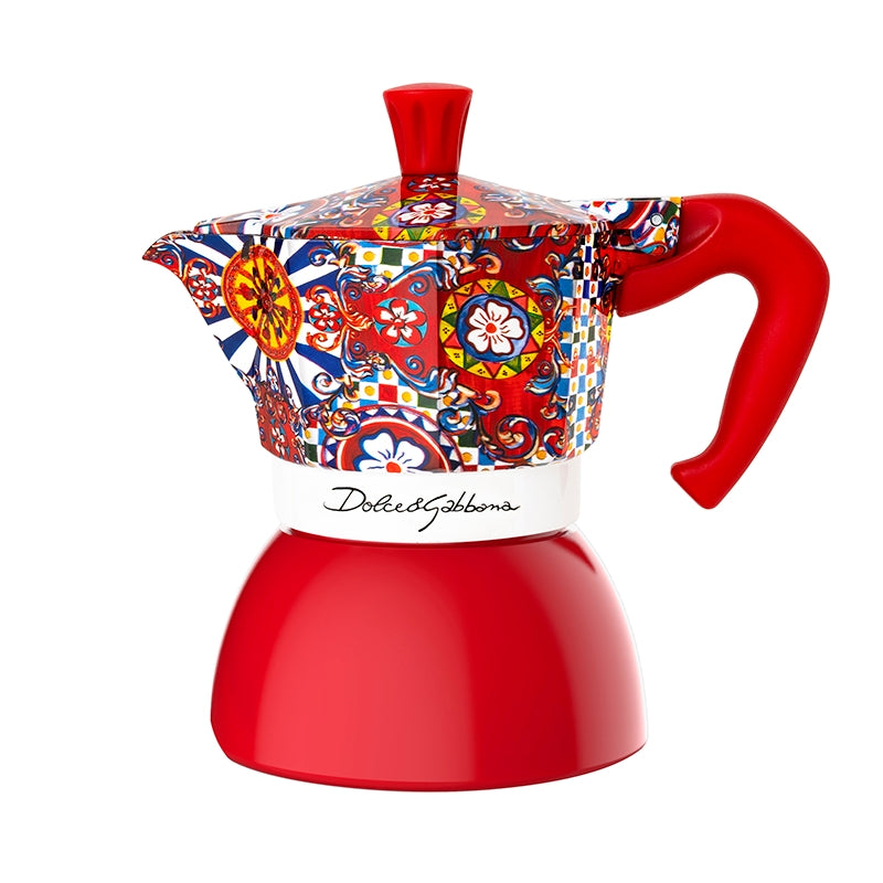 Bialetti Dolce & Gabbana Moka Induction Red Caretto