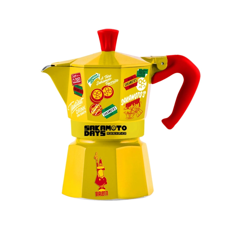 Bialetti Sakamoto Days Yellow Moka Express - 3 Cups