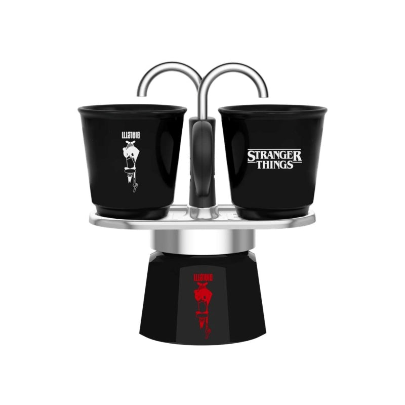 Bialetti Stranger Things Mini Express 2 Cups - w/ 2 Colour Changing Cups