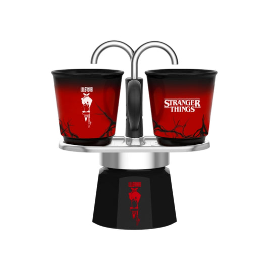Bialetti Stranger Things Mini Express 2 Cups - w/ 2 Colour Changing Cups