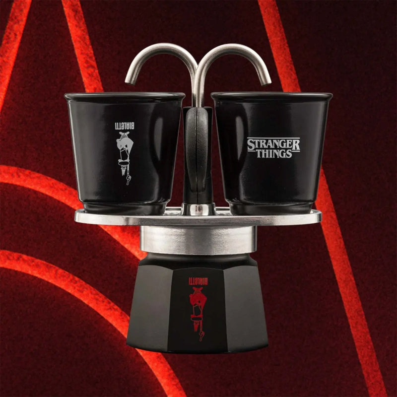 Bialetti Stranger Things Mini Express 2 Cups - w/ 2 Colour Changing Cups