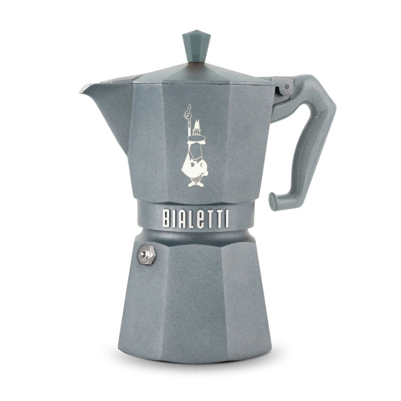 Bialetti Moka Exclusive Induction Grey Octagonal - 3 & 6 Cups