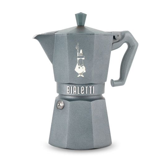 Bialetti Moka Exclusive Induction Grey Octagonal - 3 & 6 Cups