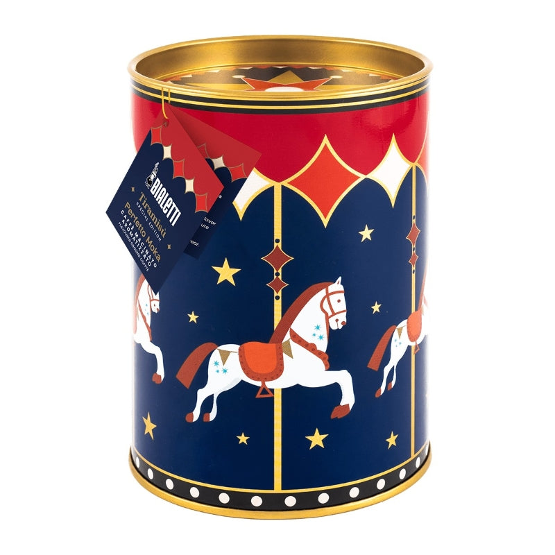 Bialetti Tiramisu Perfetto Moka Coffee 250g Ground + Magico Ricordo Gift Tin