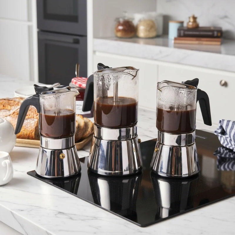 Avanti Como Glass Top Espresso Coffee Maker