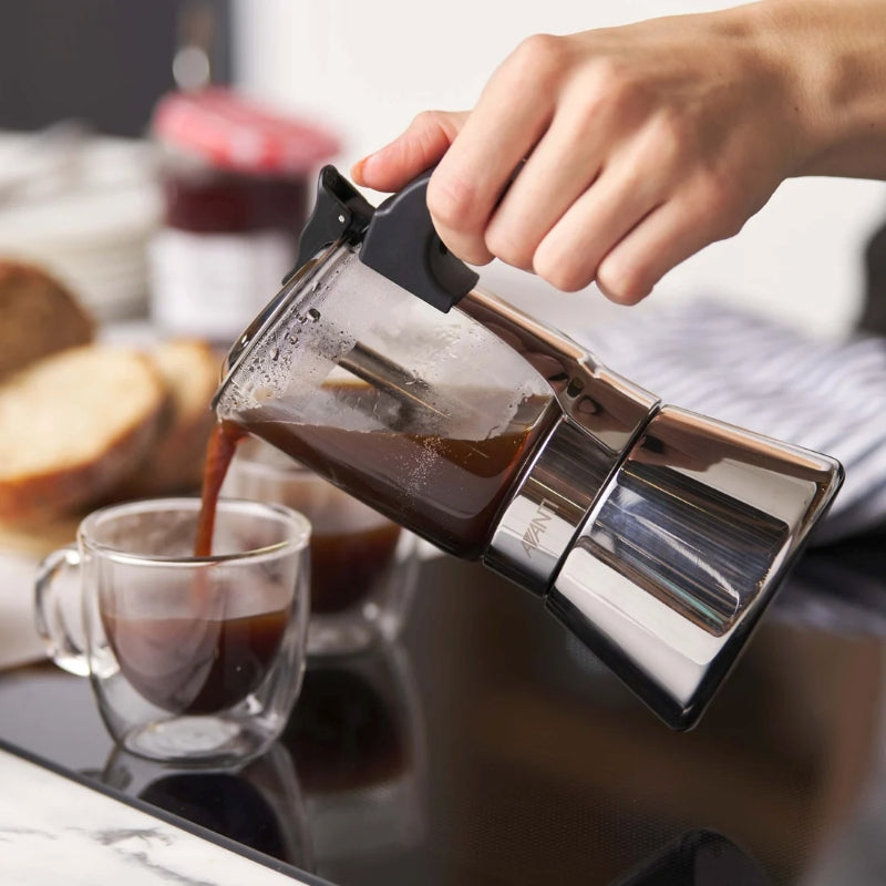 Avanti Como Glass Top Espresso Coffee Maker