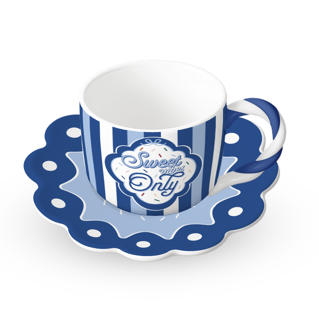 Bialetti Candyland Cups & Saucers - Set of 4