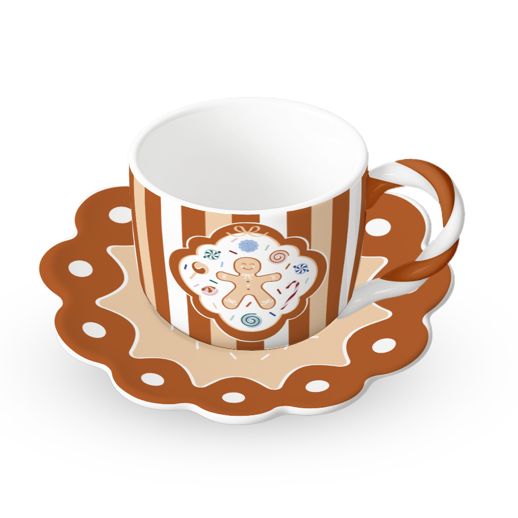 Bialetti Candyland Cups & Saucers - Set of 4