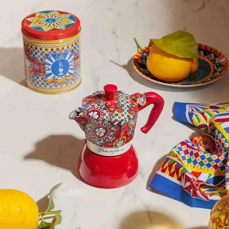Bialetti Dolce & Gabbana Moka Induction Red Caretto