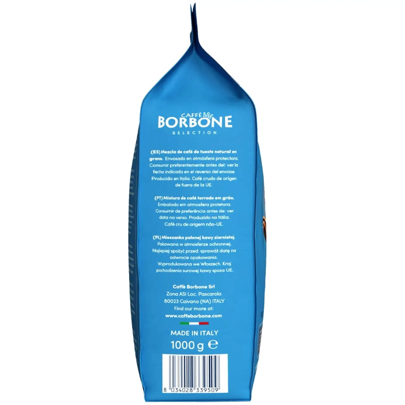 Caffe Borbone Crema Classica Blue - Whole Coffee Beans 1kg-4kg