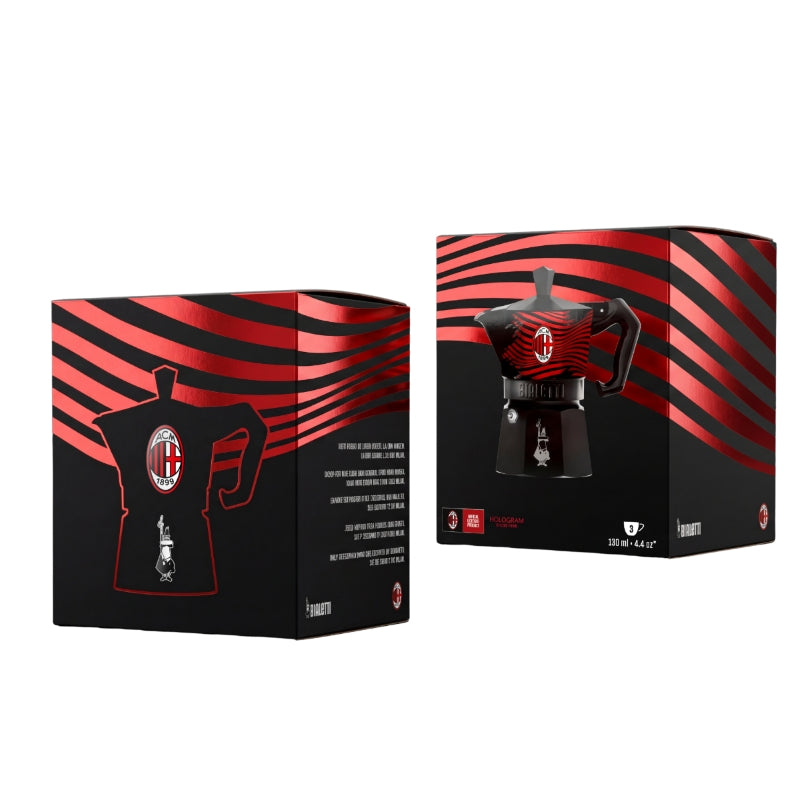 Bialetti AC Milan Moka Express 3 Cups