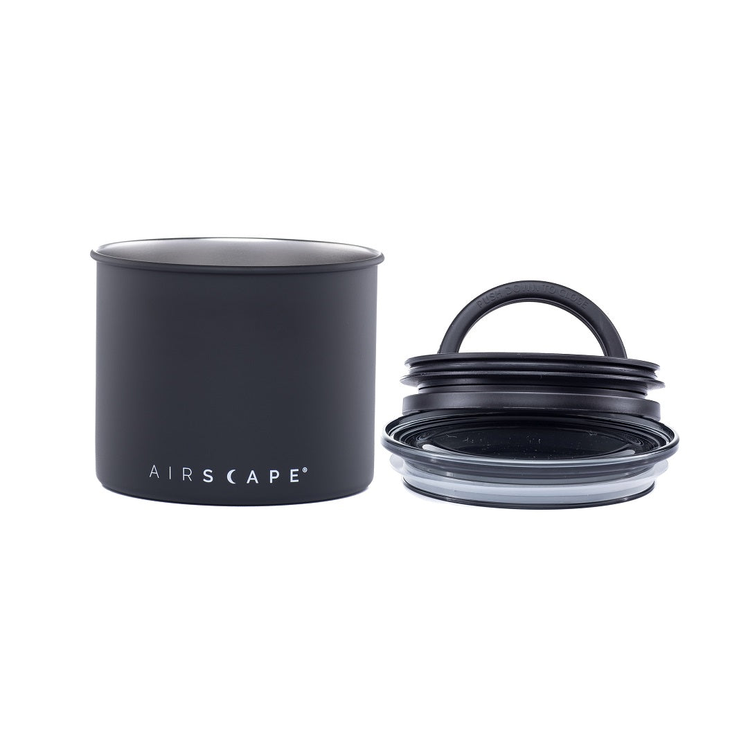 Airscape Matte Black Coffee Canister