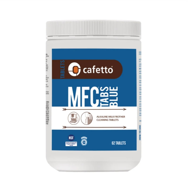 Cafetto Milk Frother Cleaner Tablets Blue 62x9g