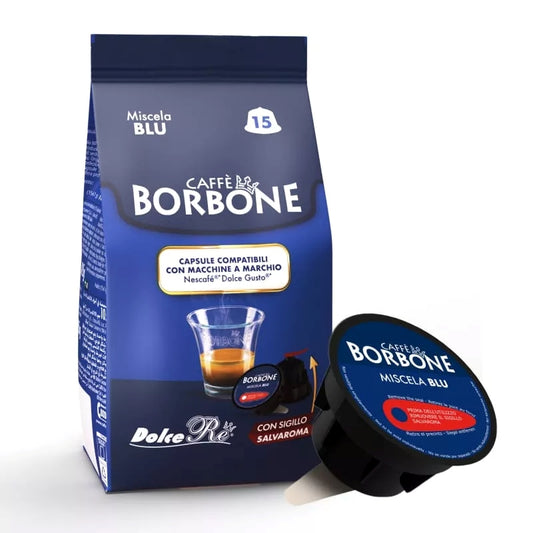 Caffe Borbone Nescafe Dolce Gusto Compatible Capsules - Blu Blend