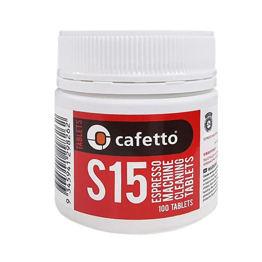Cafettto S15 Espresso Coffee Machine Cleaning Tablets - 100x 1.5g